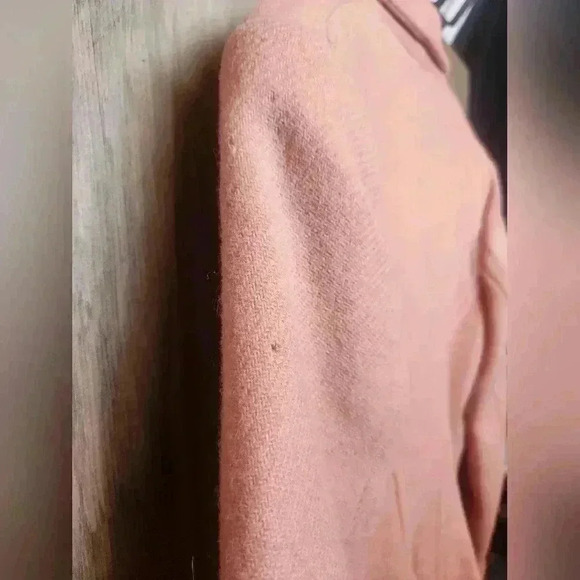 Nili Lotan Handwoven 100% Wool Pink Button Up Blazer Women’s Size 4 - Picture 11 of 15